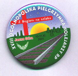 Znaczek XVIII pielgrzymki...