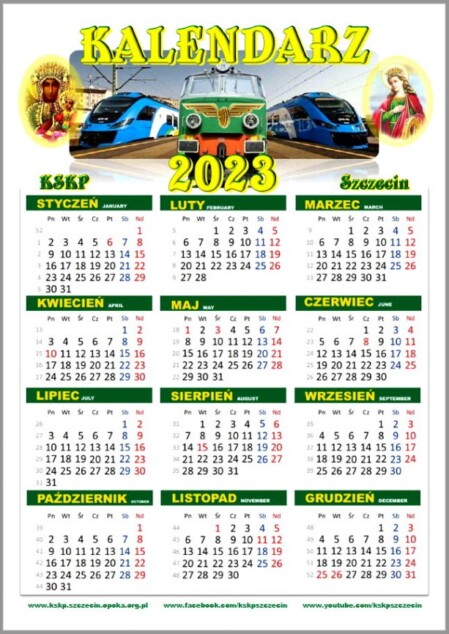 Kliknij na nasz kalendarz na rok 2023, aby go pobrać i następnie wydrukować: