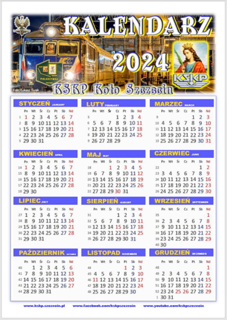 Kliknij na nasz kalendarz na rok 2024, aby go pobrać i następnie wydrukować: